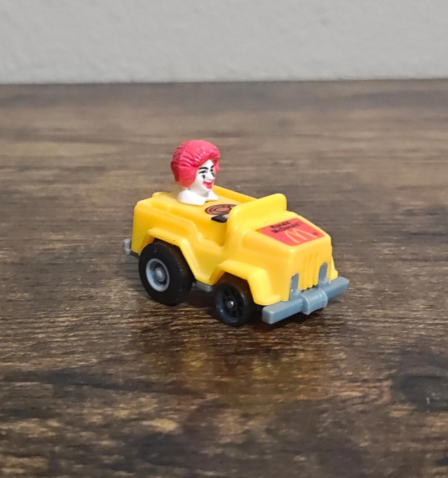 1985 Ronald McDonald Happy Meal Runabout Car