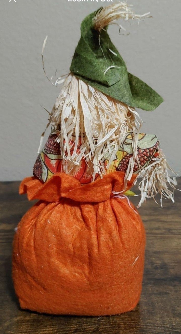 Fall Harvest Stuffed Scarecrow Doll