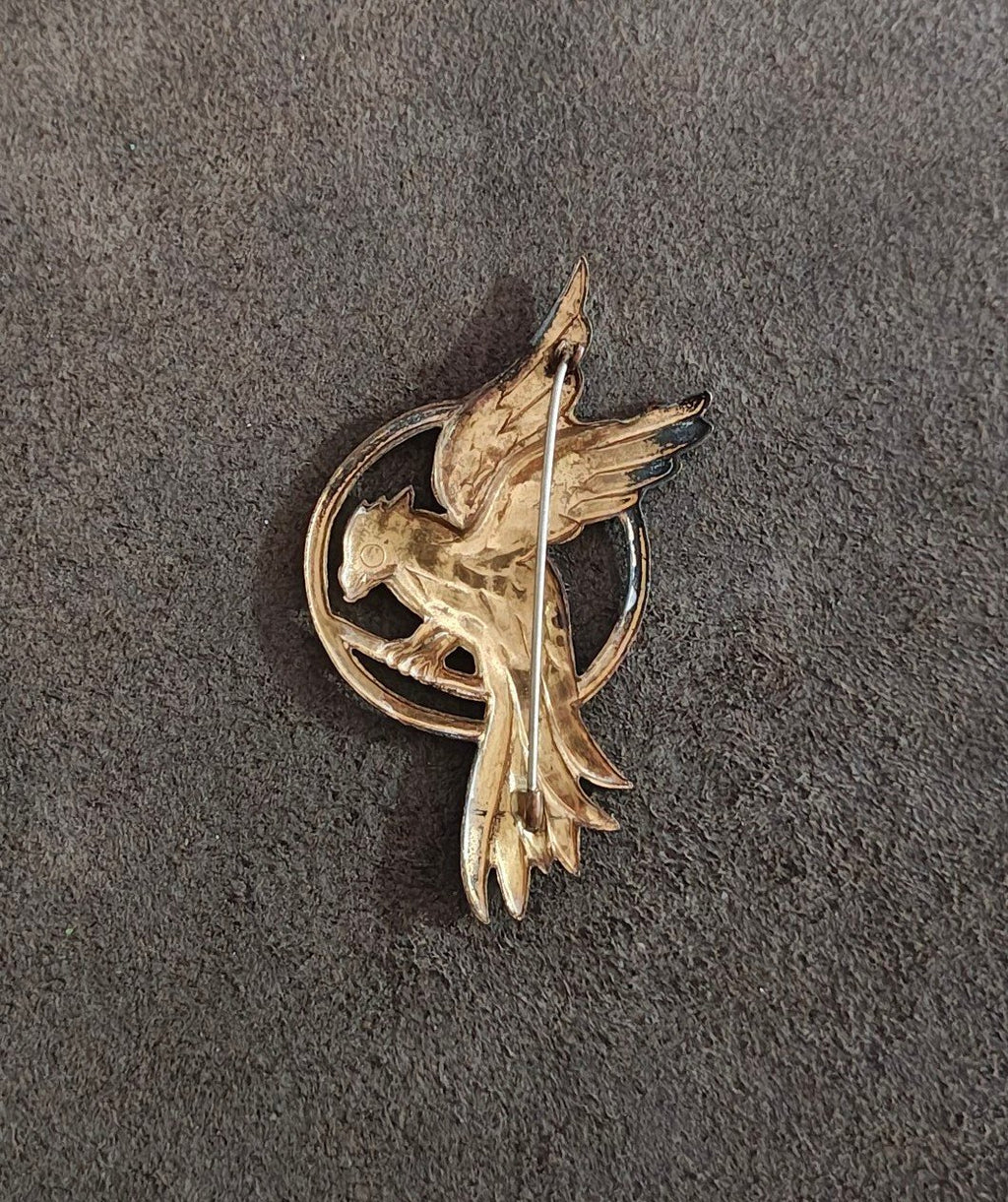 Hunger Games Mockingjay Bronze Tone Pin~ FROM THE HUNGER GAMES SERIES