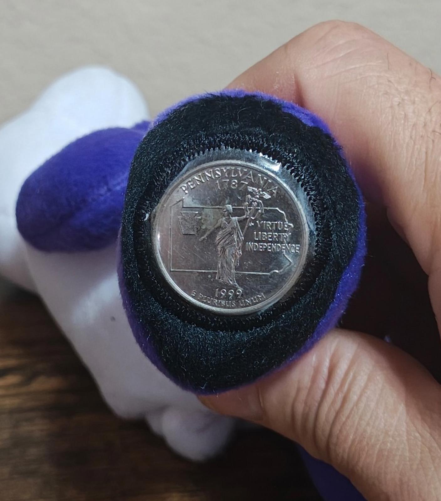 2001 Limited Treasures Pennsylvania State Quarter Bear Collectible Plush