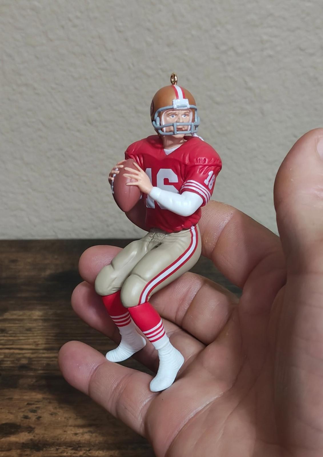 1995 Hallmark Keepsake Joe Montana Football Legends Ornament
