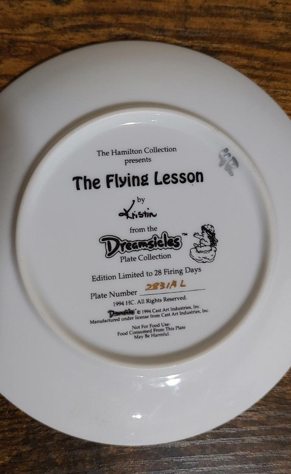 Set Of 3- 1990's Hamilton Dreamsicles Plates