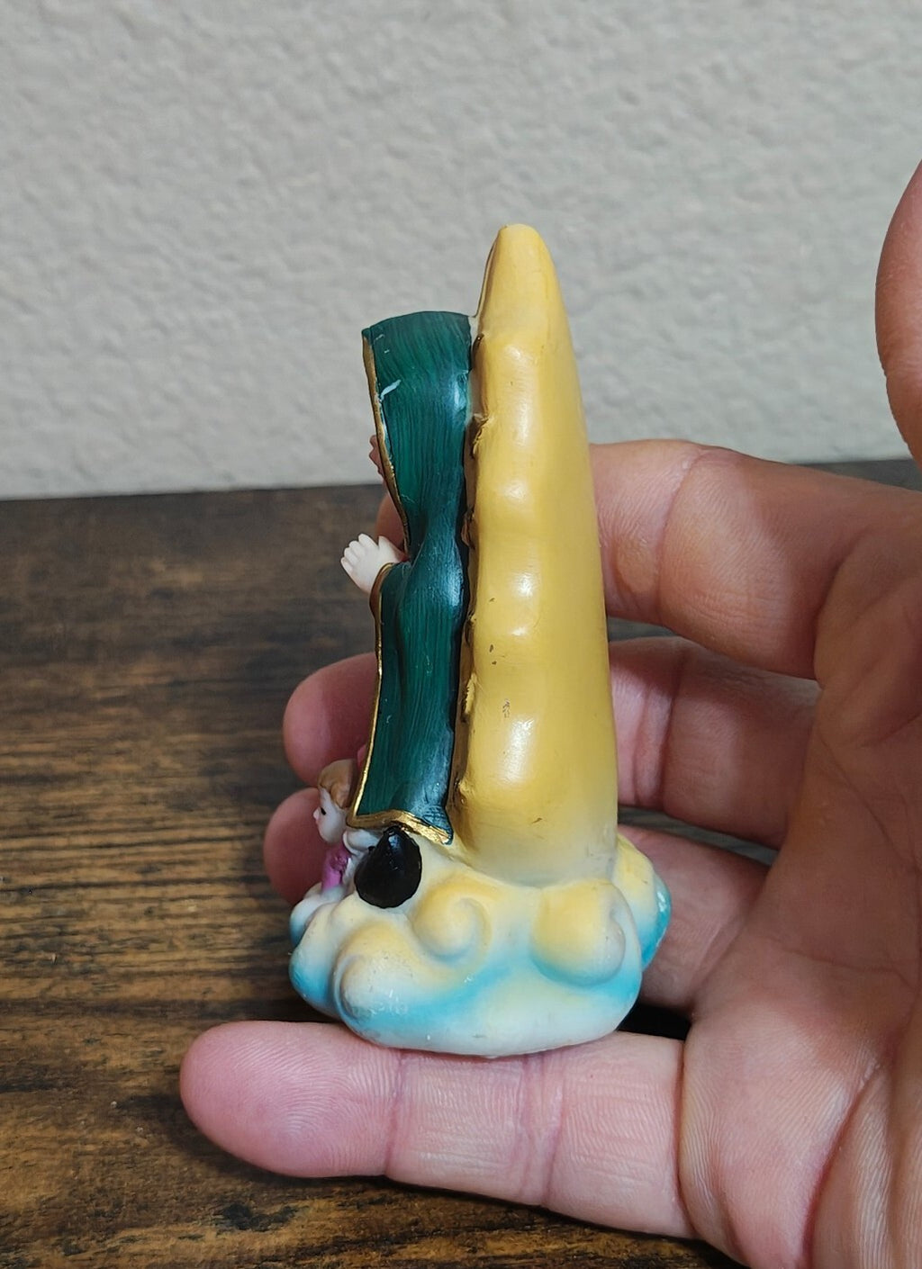 Our Lady of Guadalupe Baby Face Resin Figurine