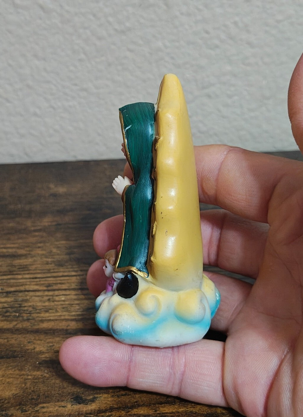 Our Lady of Guadalupe Baby Face Resin Figurine