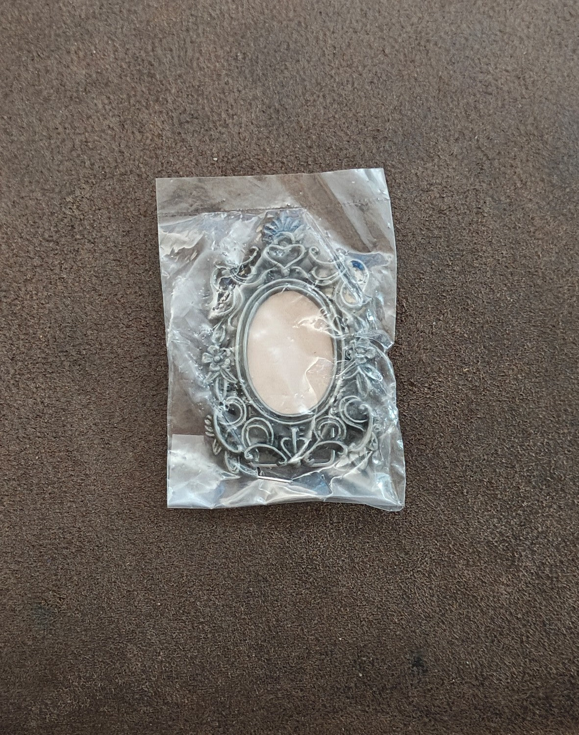 1970s/80s Pewter Tone Ornate Baroque/Victorian/Rococo Style Picture Frame NOS