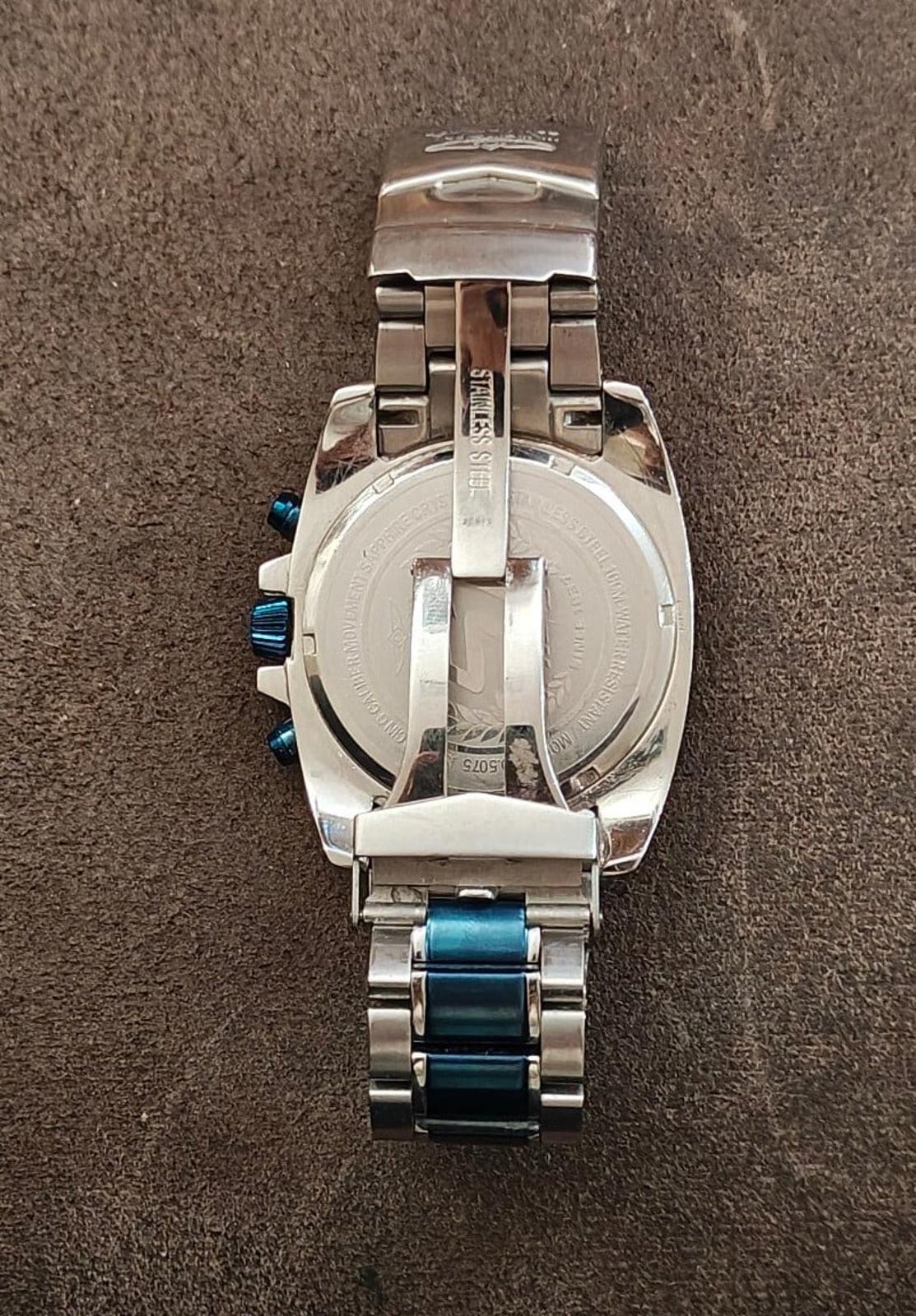 Rare Invicta S1 Rally Chronograph Mens Watch J550 Racing Caliber Movement