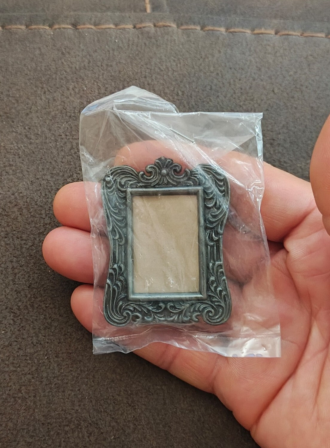 1970s/80s Pewter Tone Ornate Baroque/Victorian/Rococo Style Picture Frame NOS