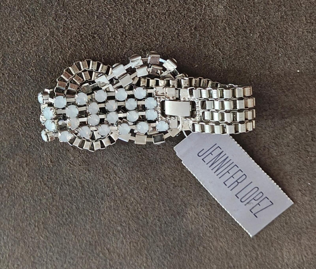 Jennifer Lopez Multi Strand Simulated Crystals Necklace & Pendant Set NWT