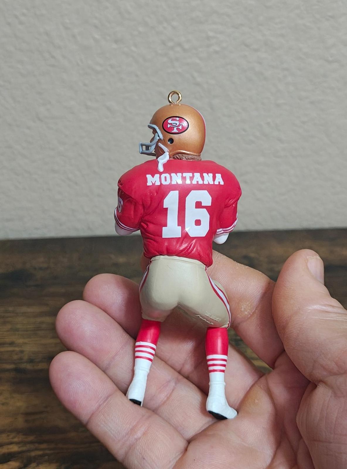 1995 Hallmark Keepsake Joe Montana Football Legends Ornament