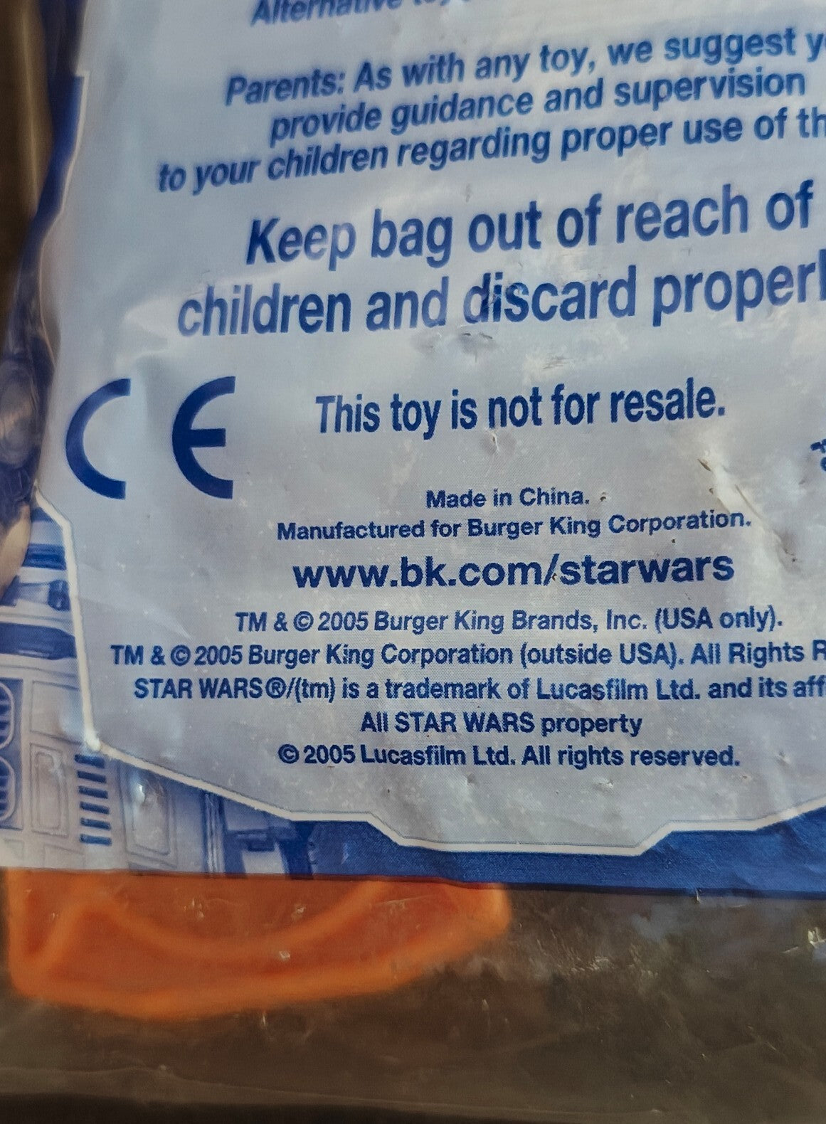2005 Burger King Star Wars: The Complete Saga Snowspeeder Cosmic Cruiser Toy New