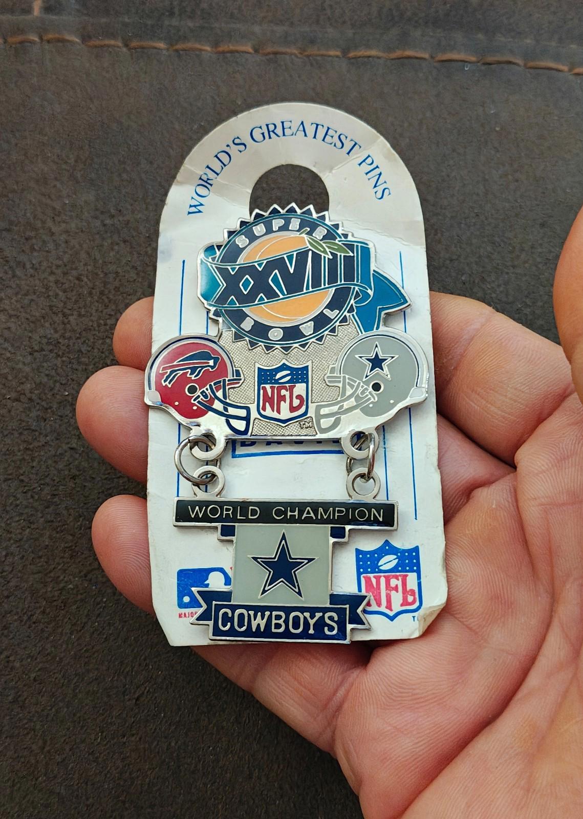1994 Champion Dallas Cowboys Super Bowl XXVIII Commemorative Pin