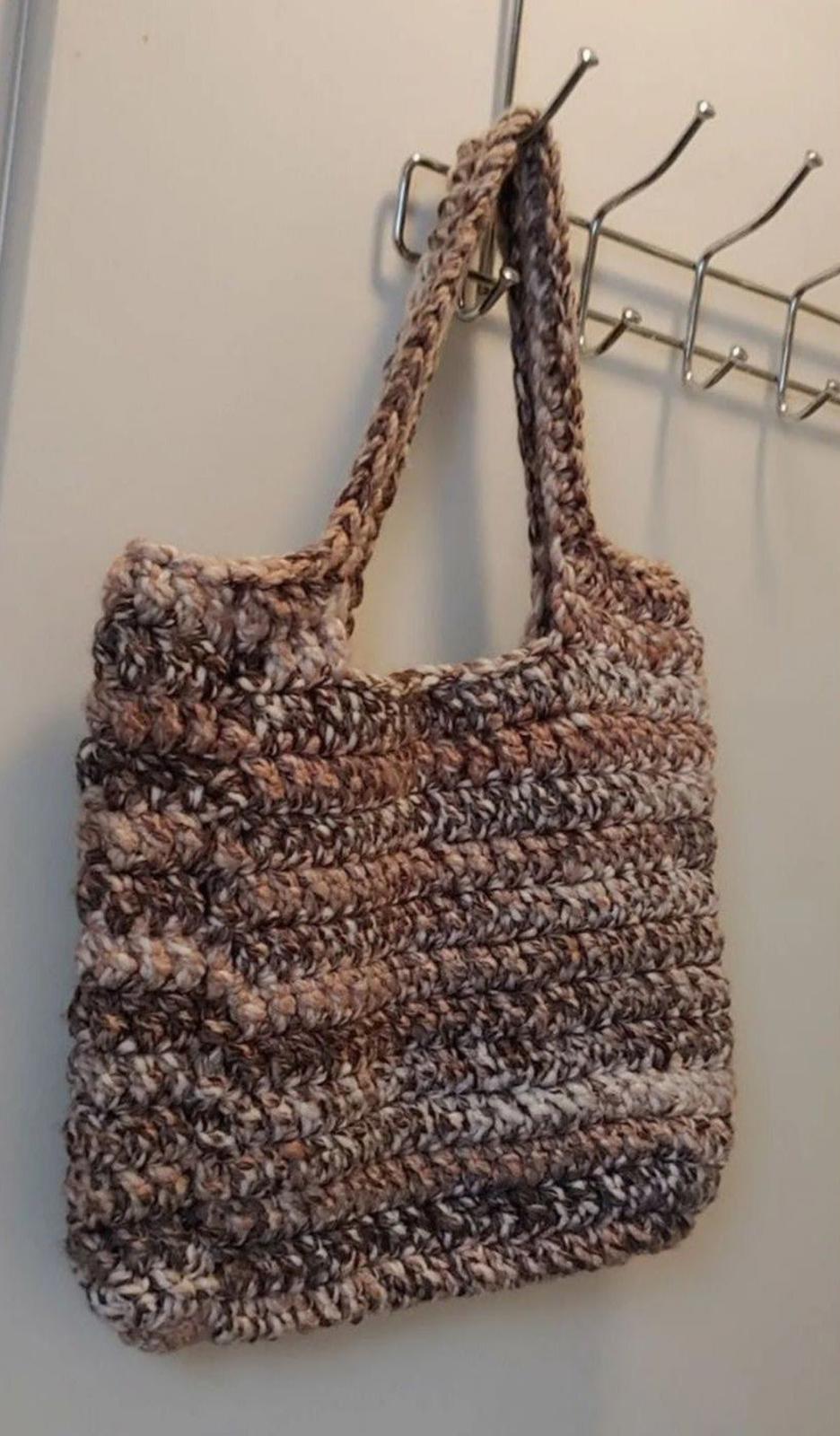 Beautiful Hand Knit Market Large Purse/Shoulder Bag/Tote bag