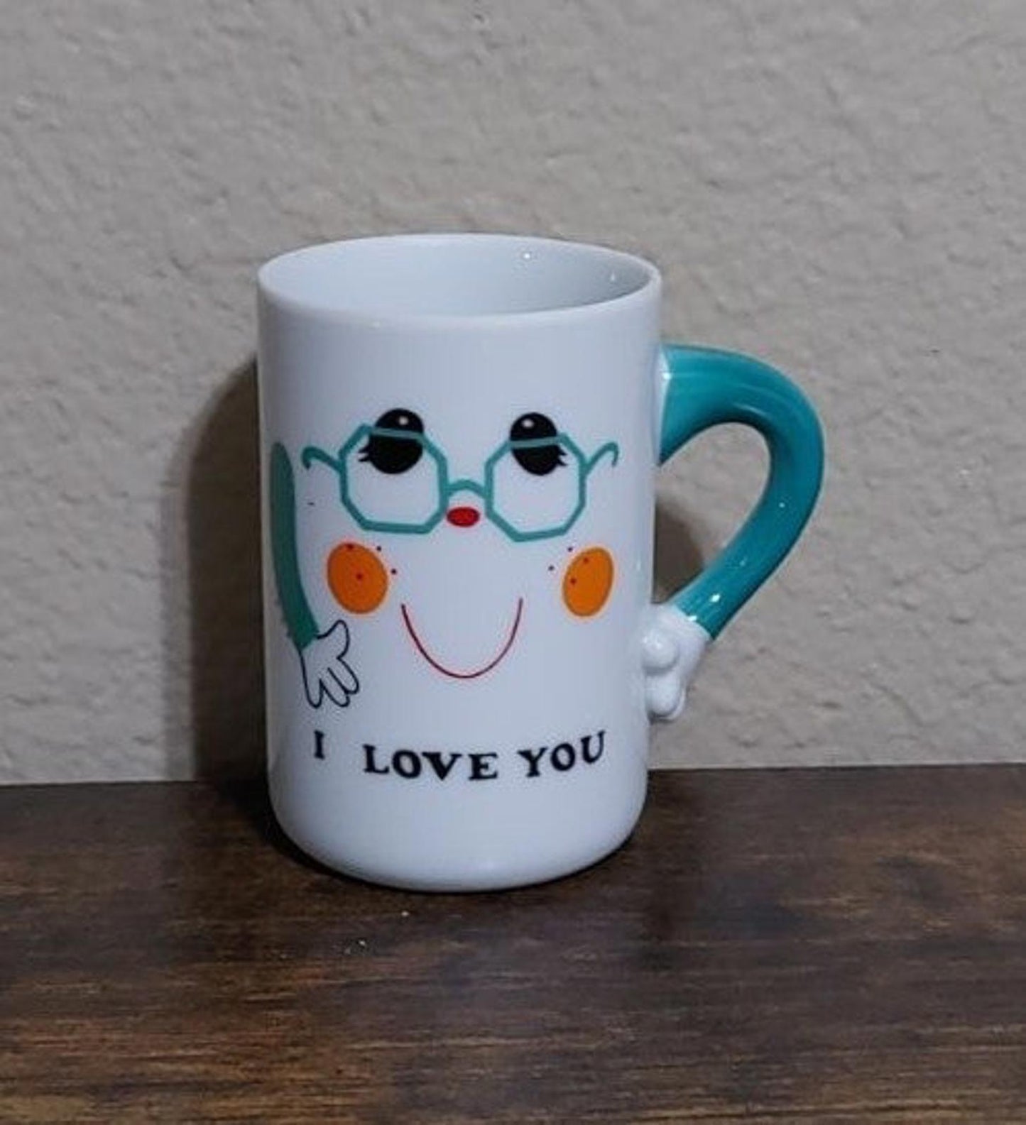 1976 Porcelain Papel I Love You Small Cup Mug