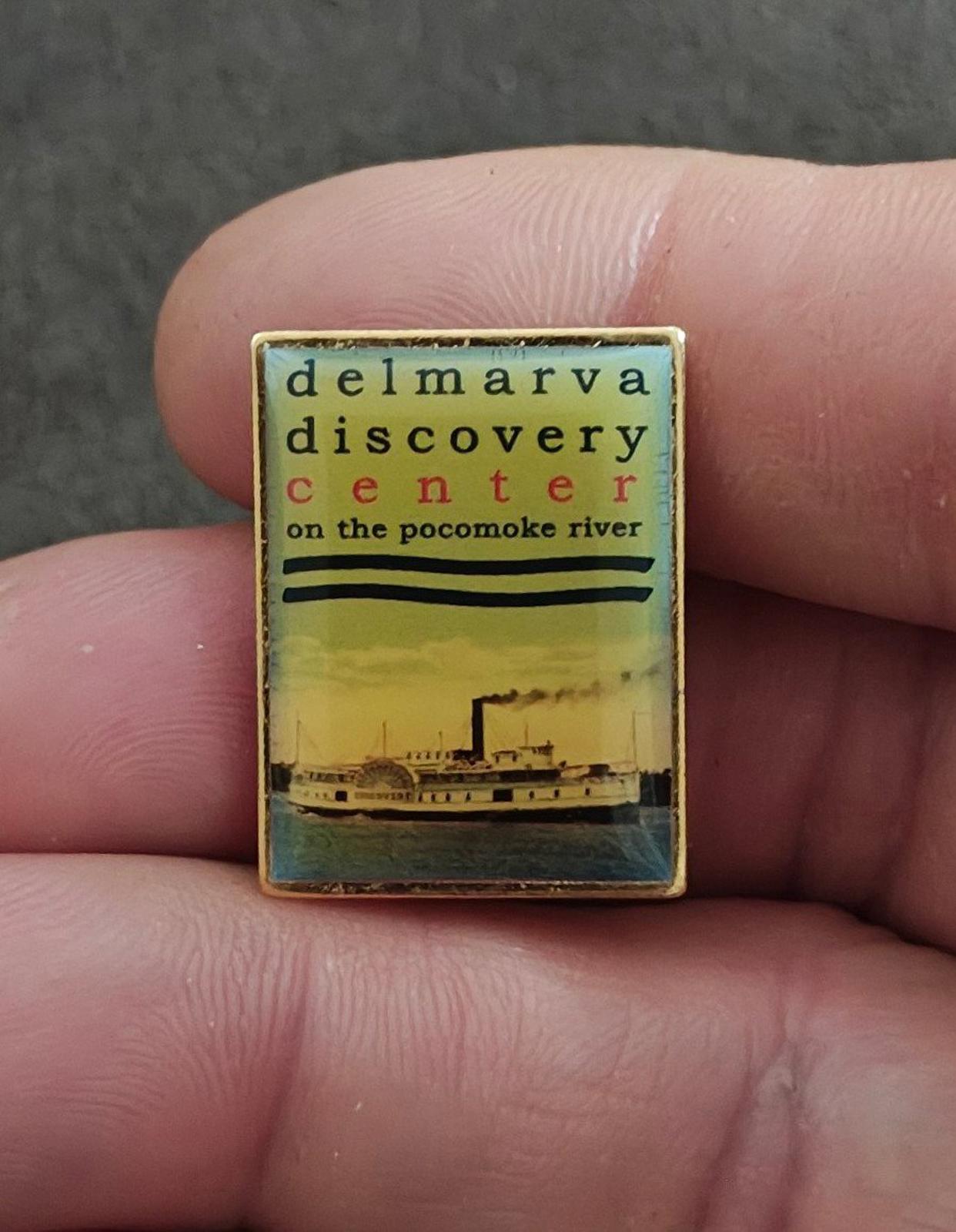 Delmarva Discovery Museum On The Pokemoke River Gold Tone Pin