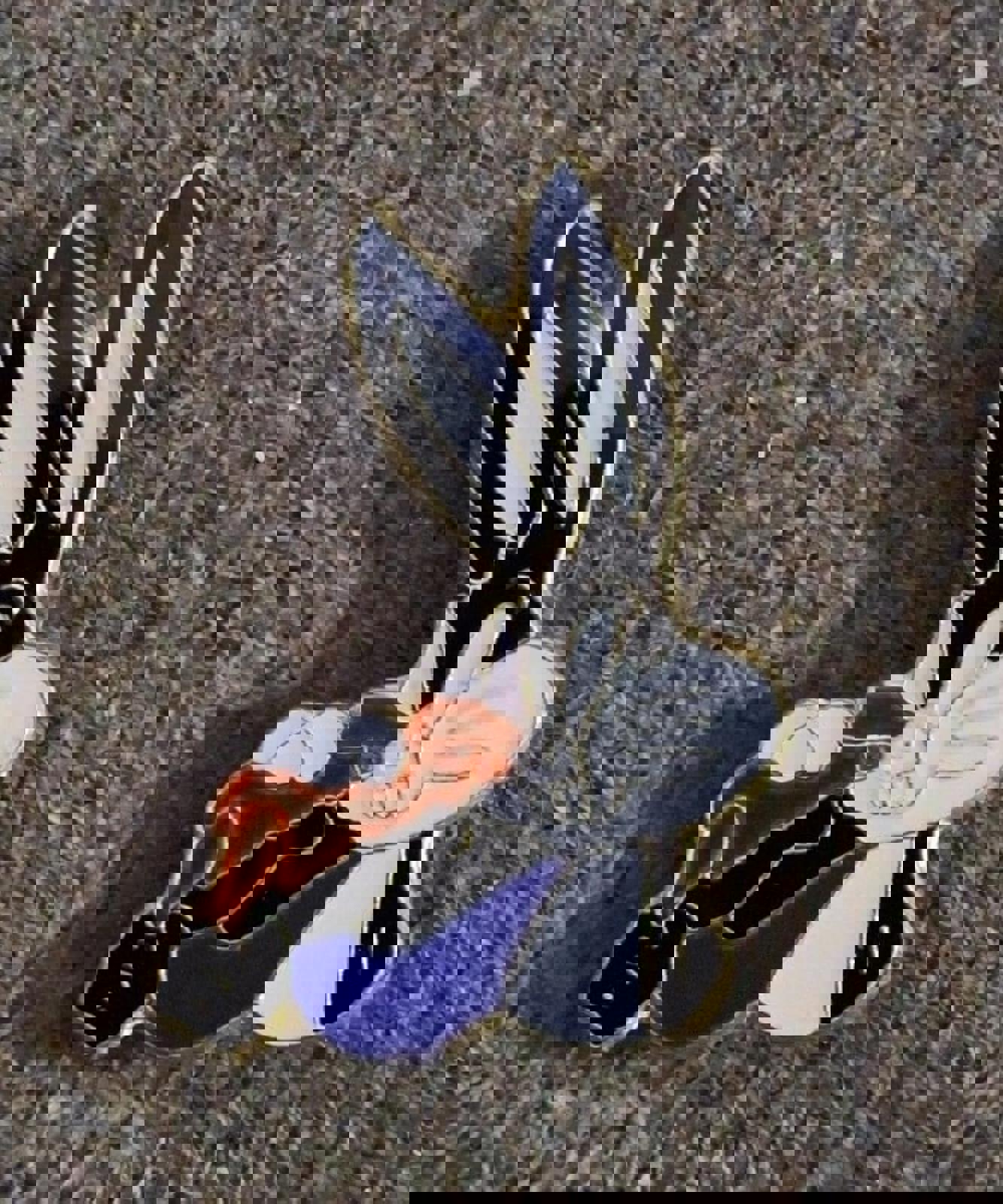 1980's Bugs Bunny Eating A Carrot Enamel Pin