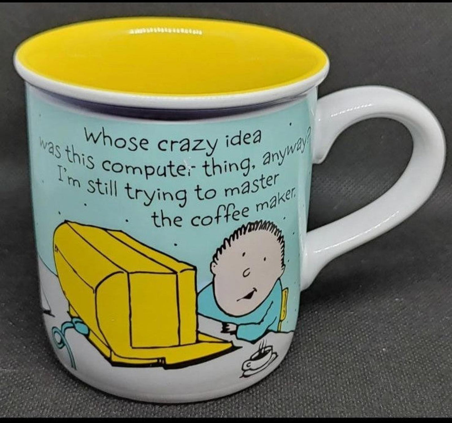 1990's American Greetings Funny Crazy Computer Master Coffee Mug