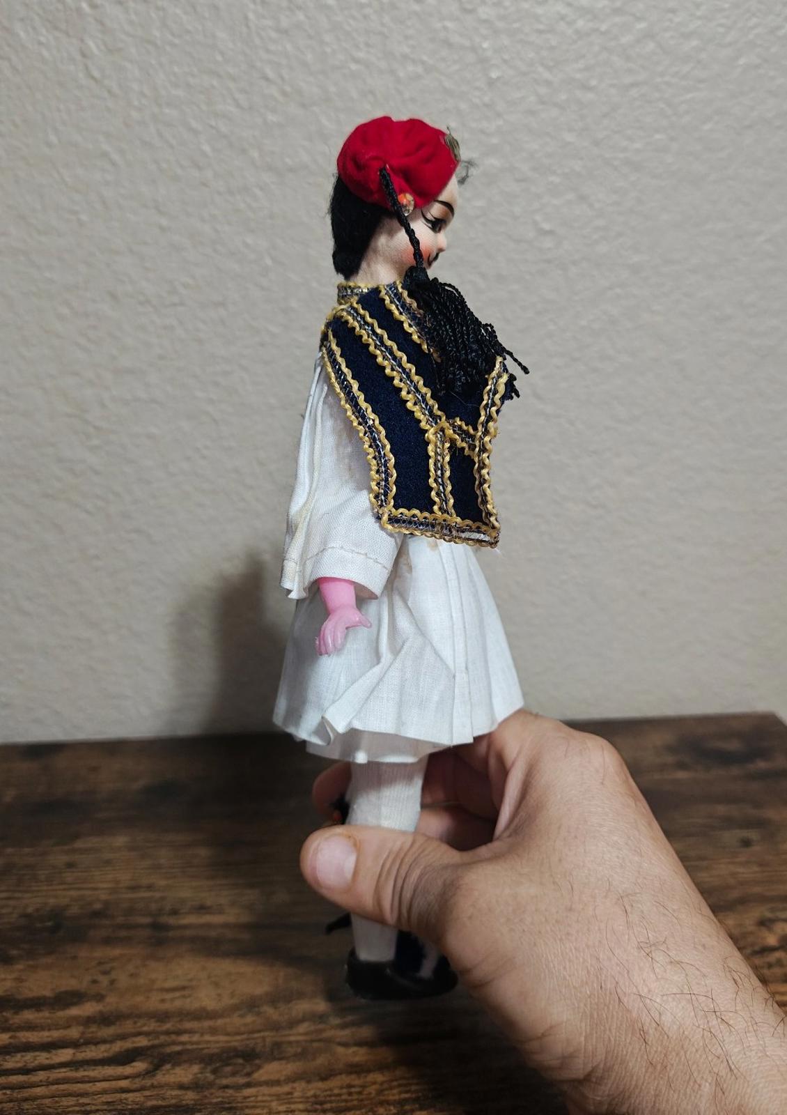 1950's/60;+'s Greek Souvenir Male Folk Doll