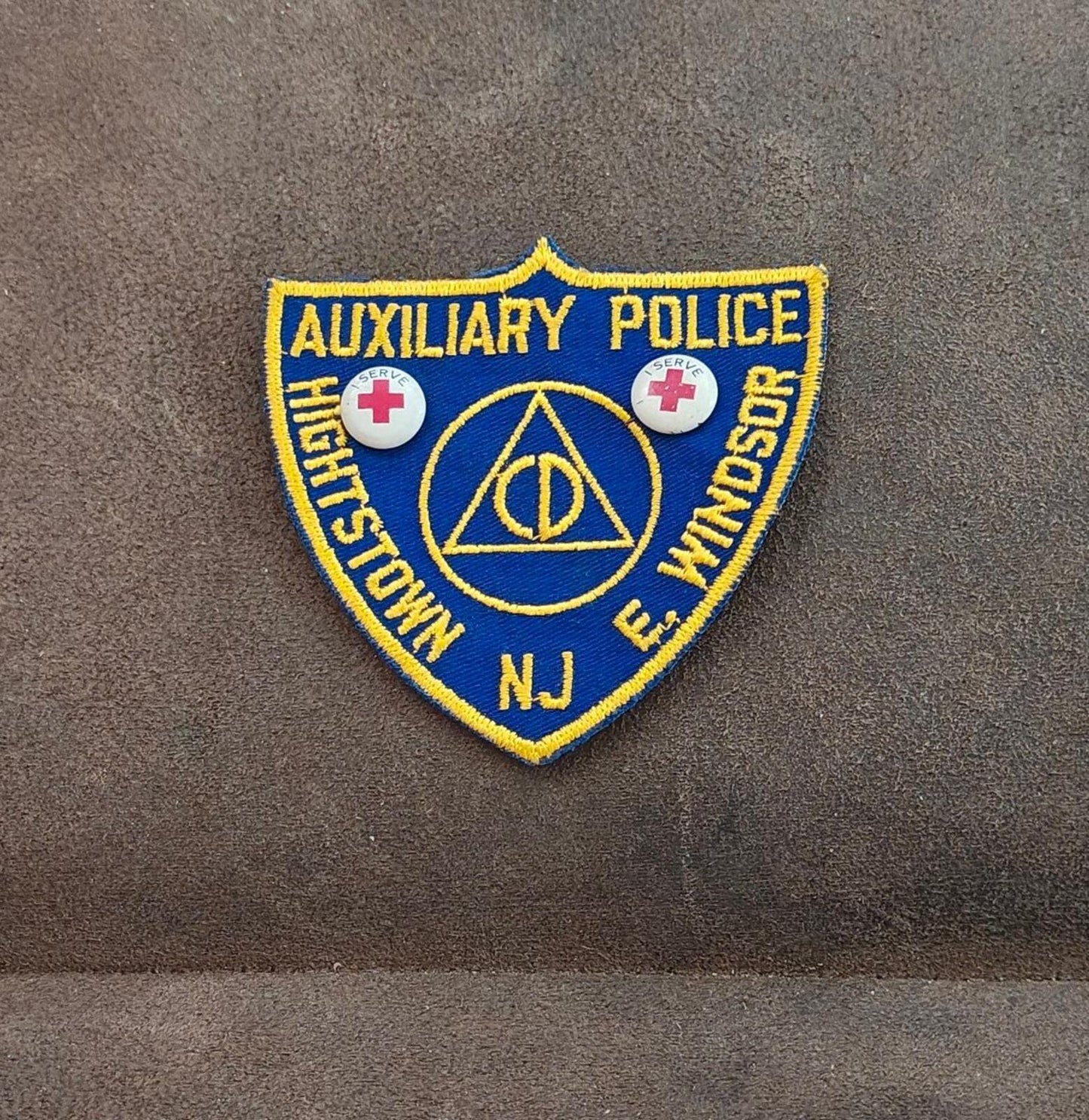1950s/60s Civil Defense Auxiliary Police Highstown, & E. Windsor N.J Patch.