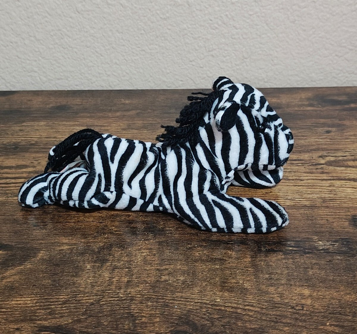 1995 Ty Beanie Baby Ziggy the Zebra Plush