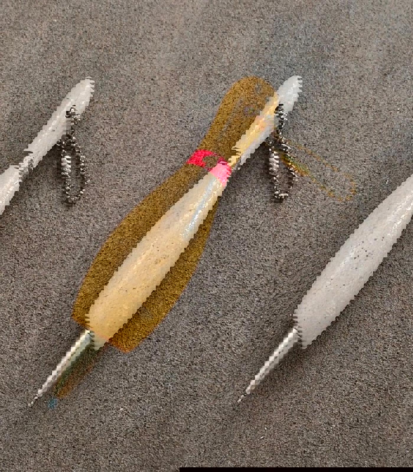 1950s Vintage Wooden Bowling Pin Mechanical Pencil Keychain