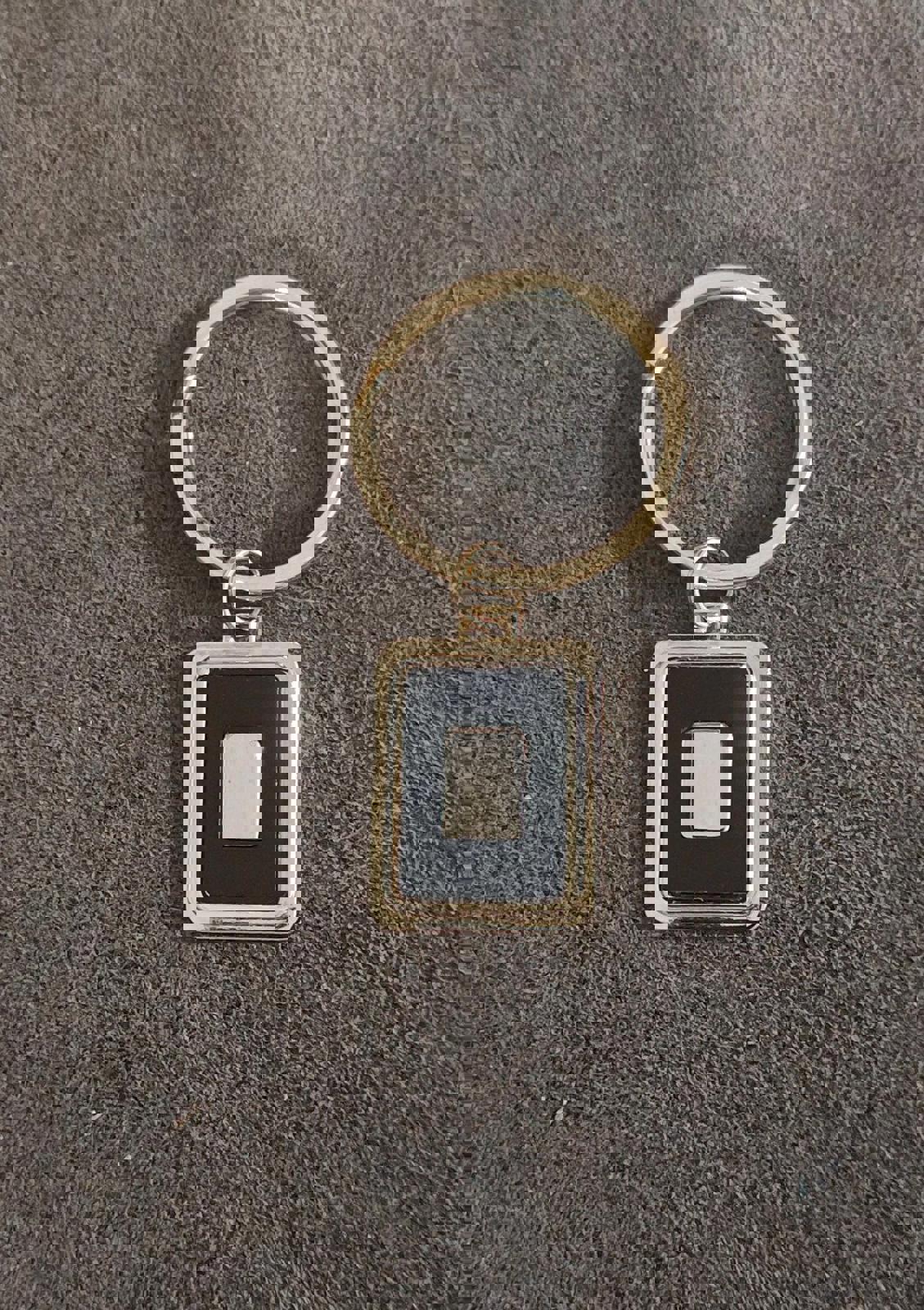 1990s Vintage Colibri 18k Gold Plated Key Chain Made In USA