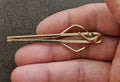 1950s Swank Golf Ball & Club Gold Tone Tie Clip