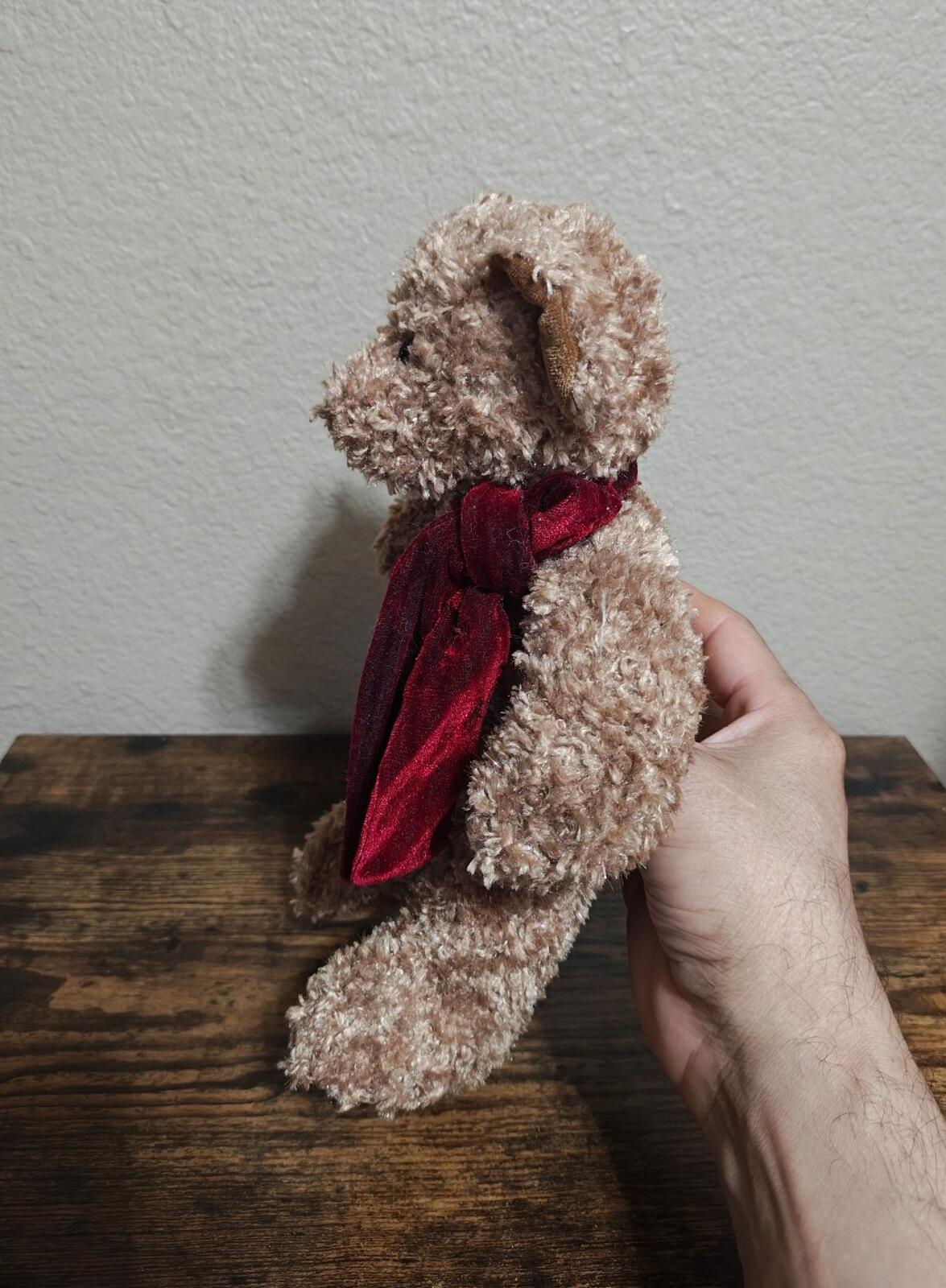 1990s Retired Russ Berrie Chips," Teddy Bear Beanbag Plush