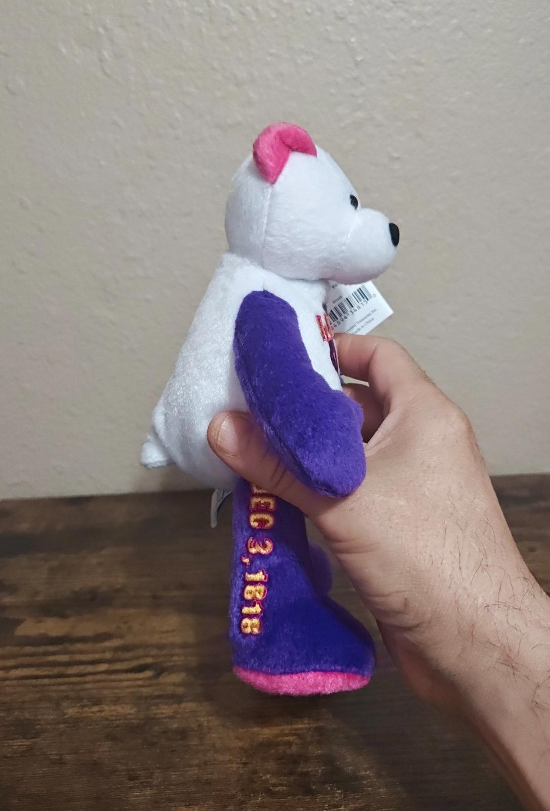 2003 Limited Treasures Illinois State Quarter Bear Collectible Plush