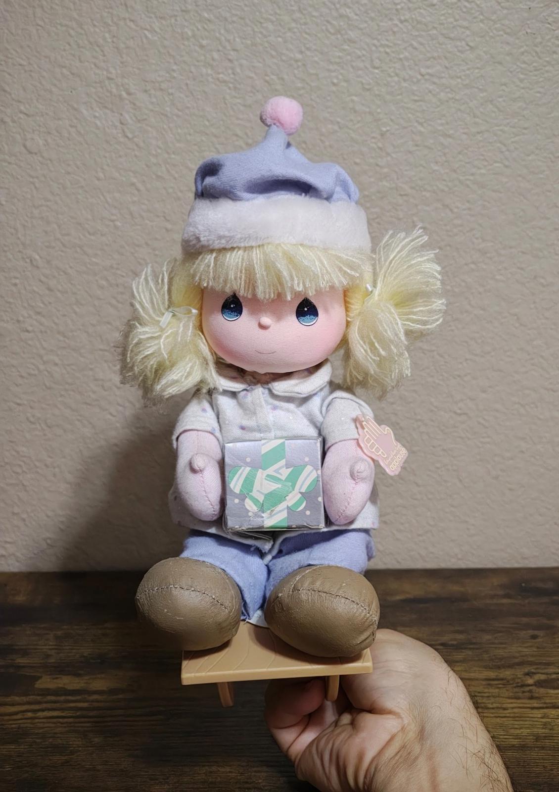 1988 Precious Moments Winter Wonderland Edition "Melody" Musical Doll
