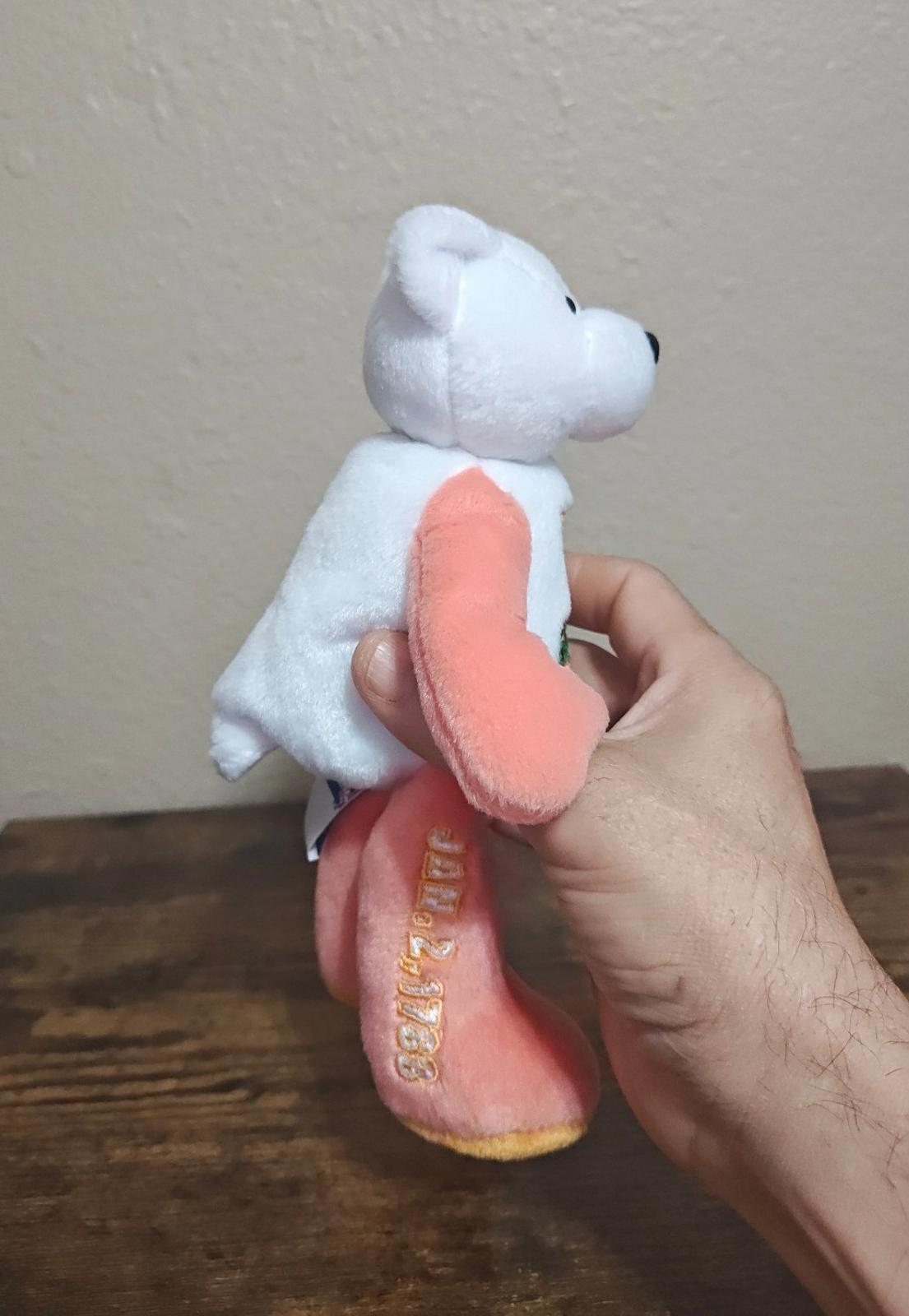2001 Limited Treasures Georgia State Quarter Bear Collectible Plush