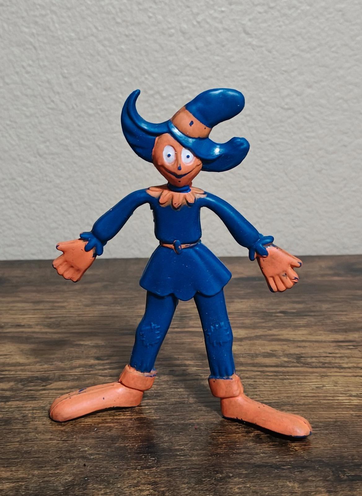 1968 Rare MGM Wizard of Oz Scarecrow Bendy Rubber Figure By Rubb'r Nik
