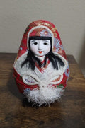 Beautiful Vintage Japanese Traditional Hime Daruma Doll