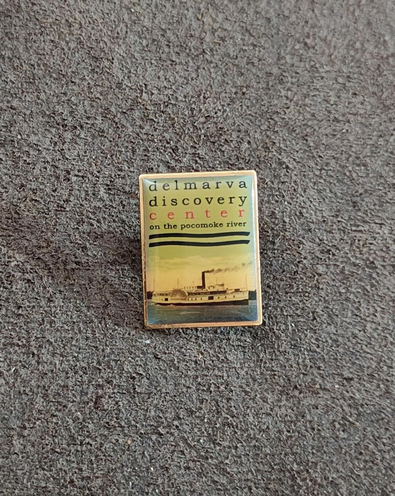 Delmarva Discovery Museum On The Pokemoke River Gold Tone Pin