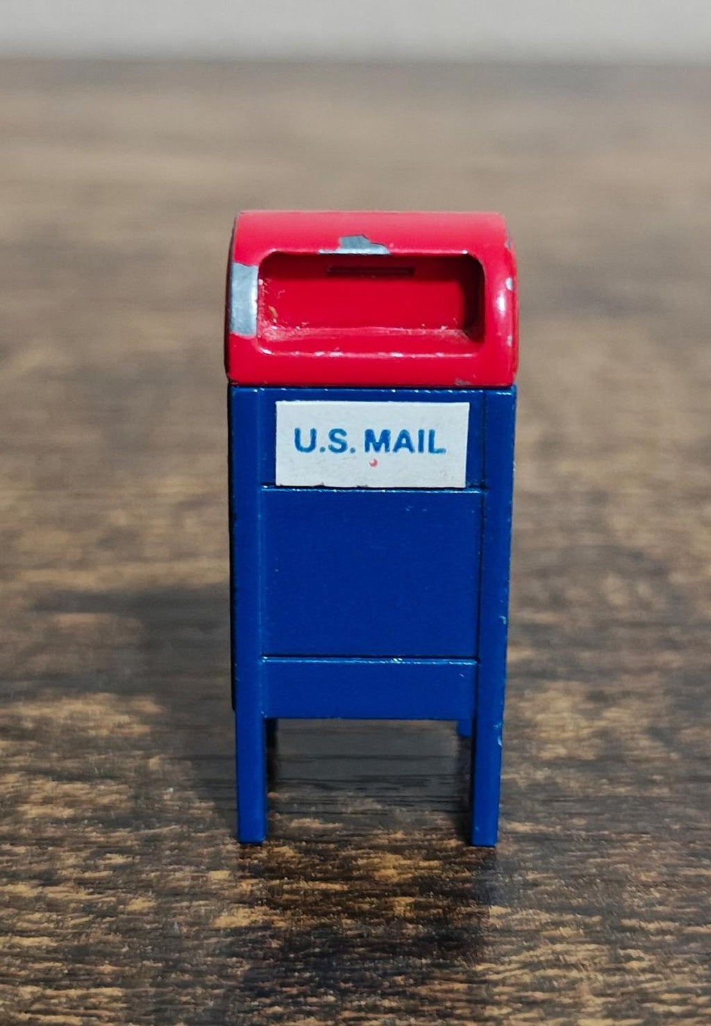 1989 Retired Dept 56 Miniature Metal Hand Painted "Mail Box"