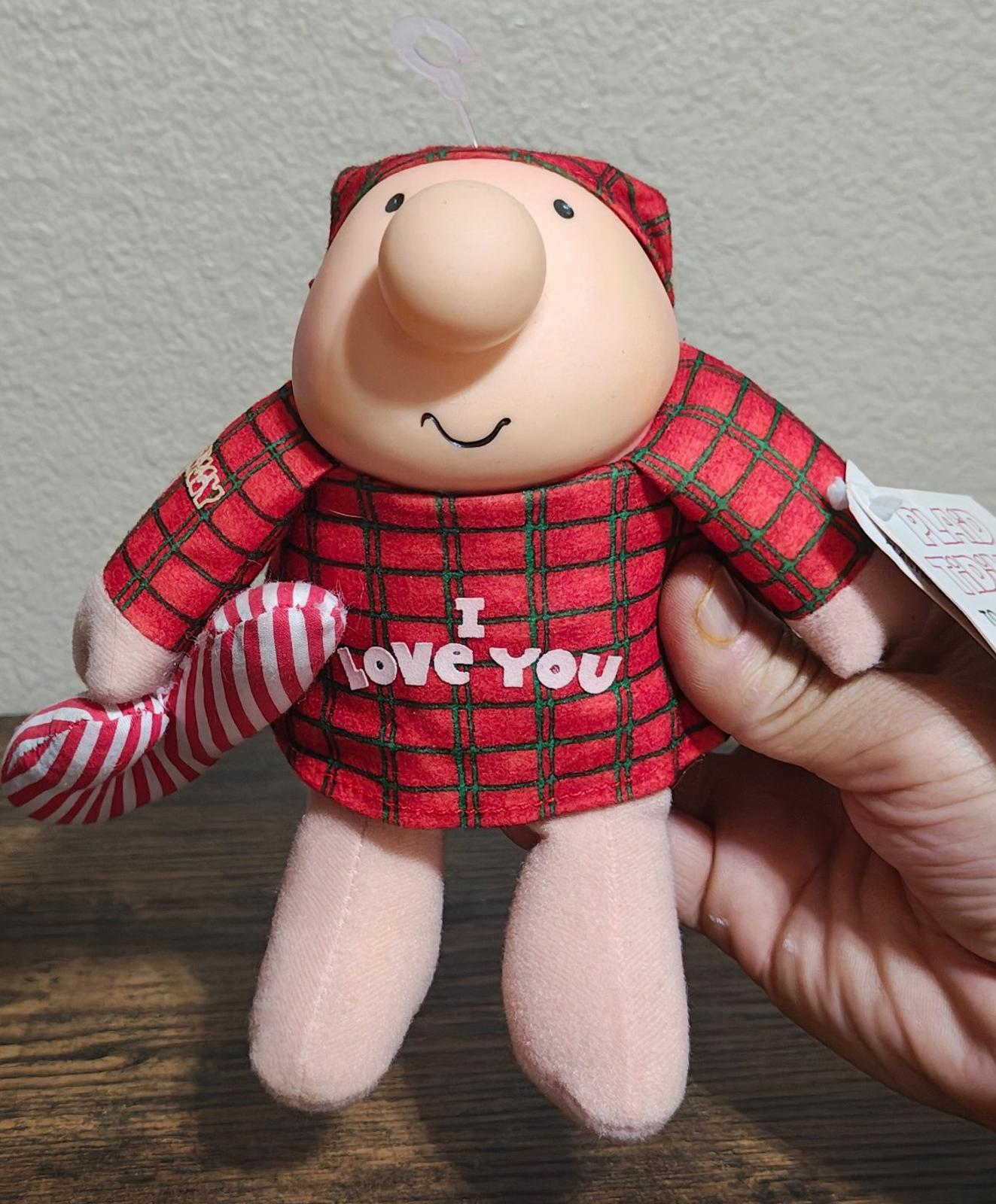 1991 Vintage"I Love You" 7" Christmas Ziggy Plush