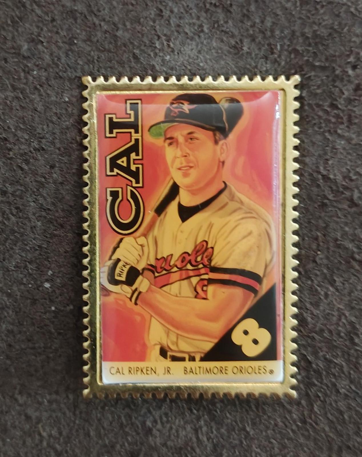 1990's WinCraft Baltimore Orioles Cal Ripken Jr. Gold Tone Pin