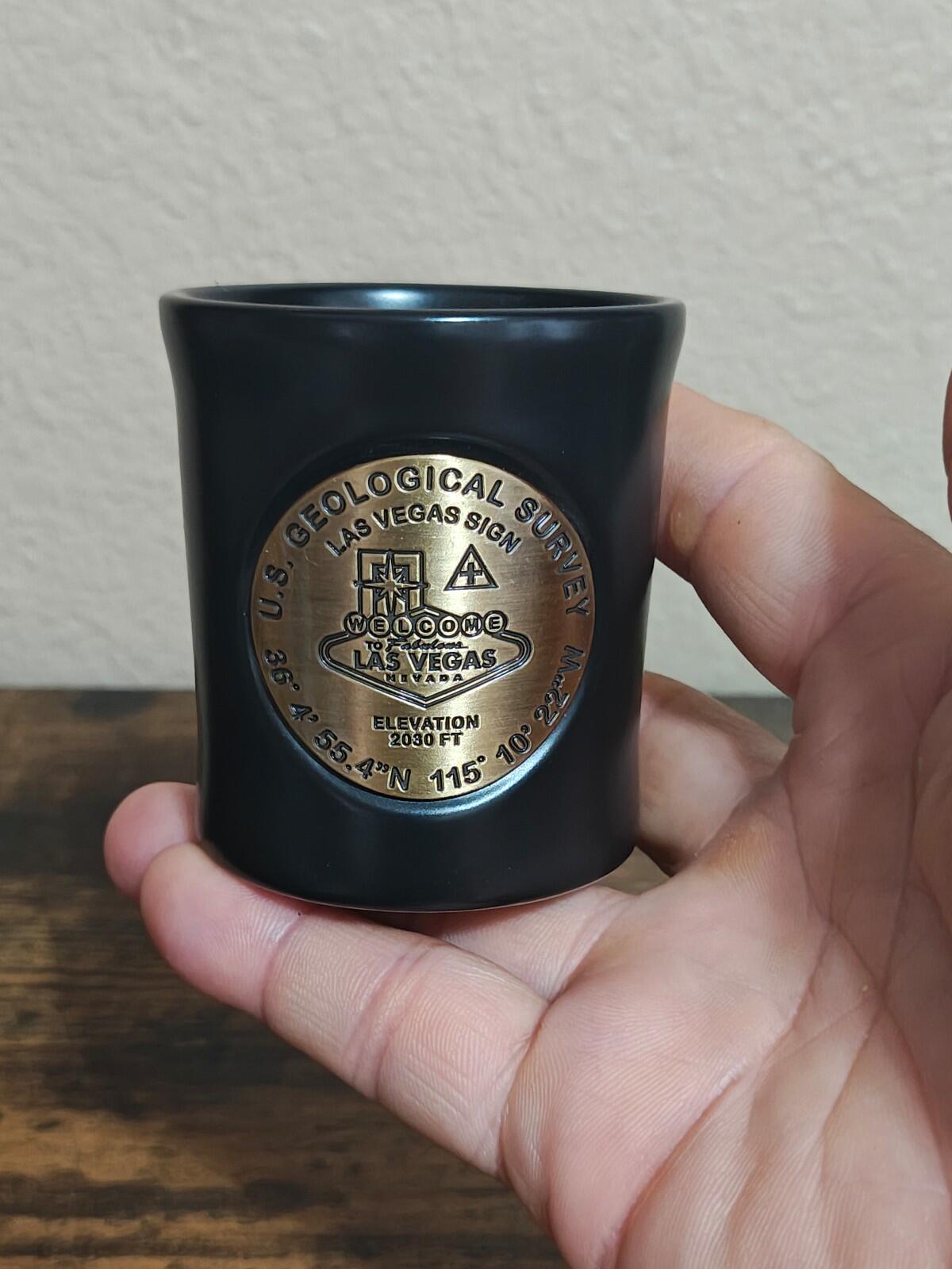 U.S. Geological Survey (USGS) "Welcome to Fabulous Las Vegas Sign Shot Glass