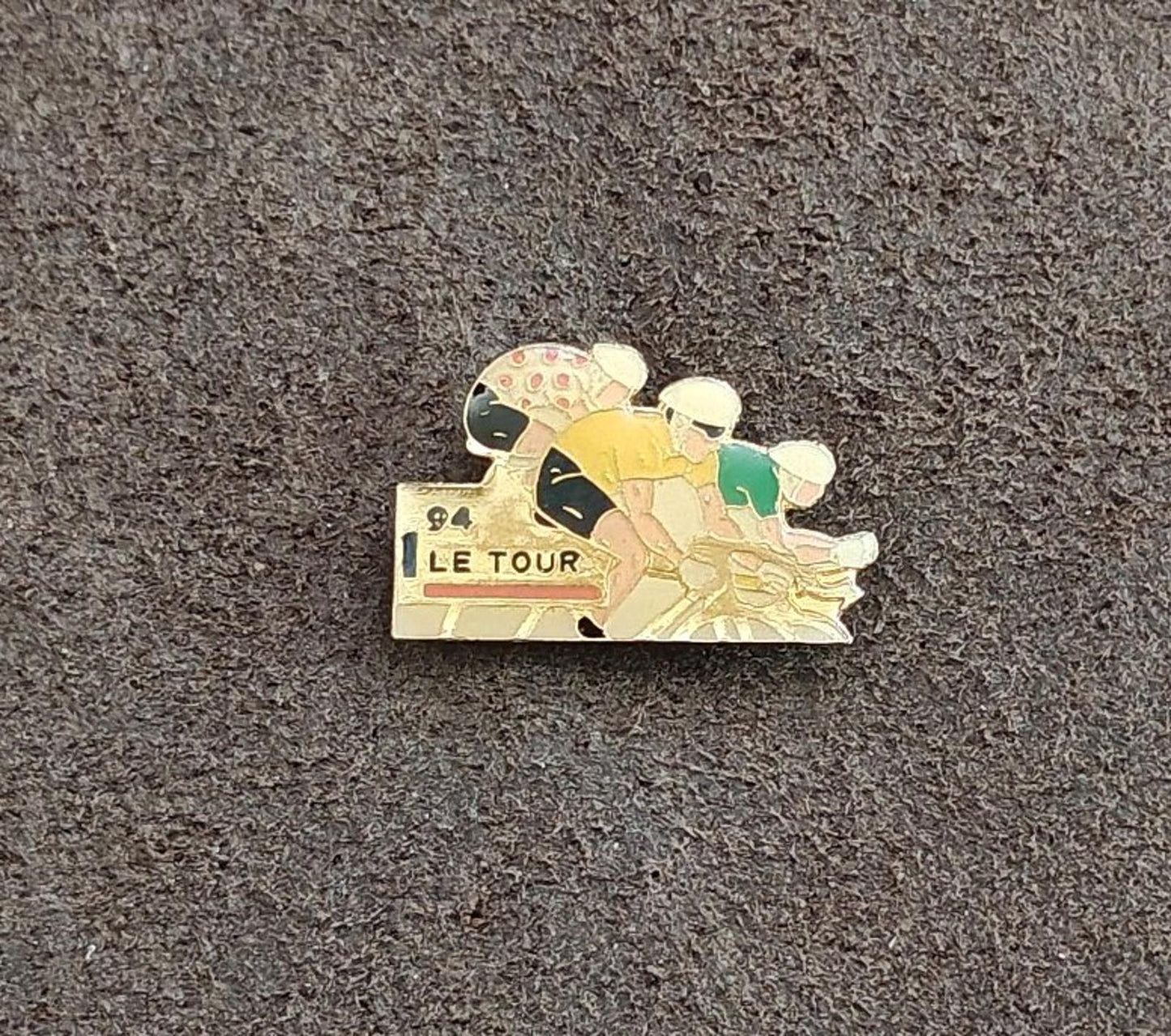 1994 Tour de France Gold Tone Enamel Pin