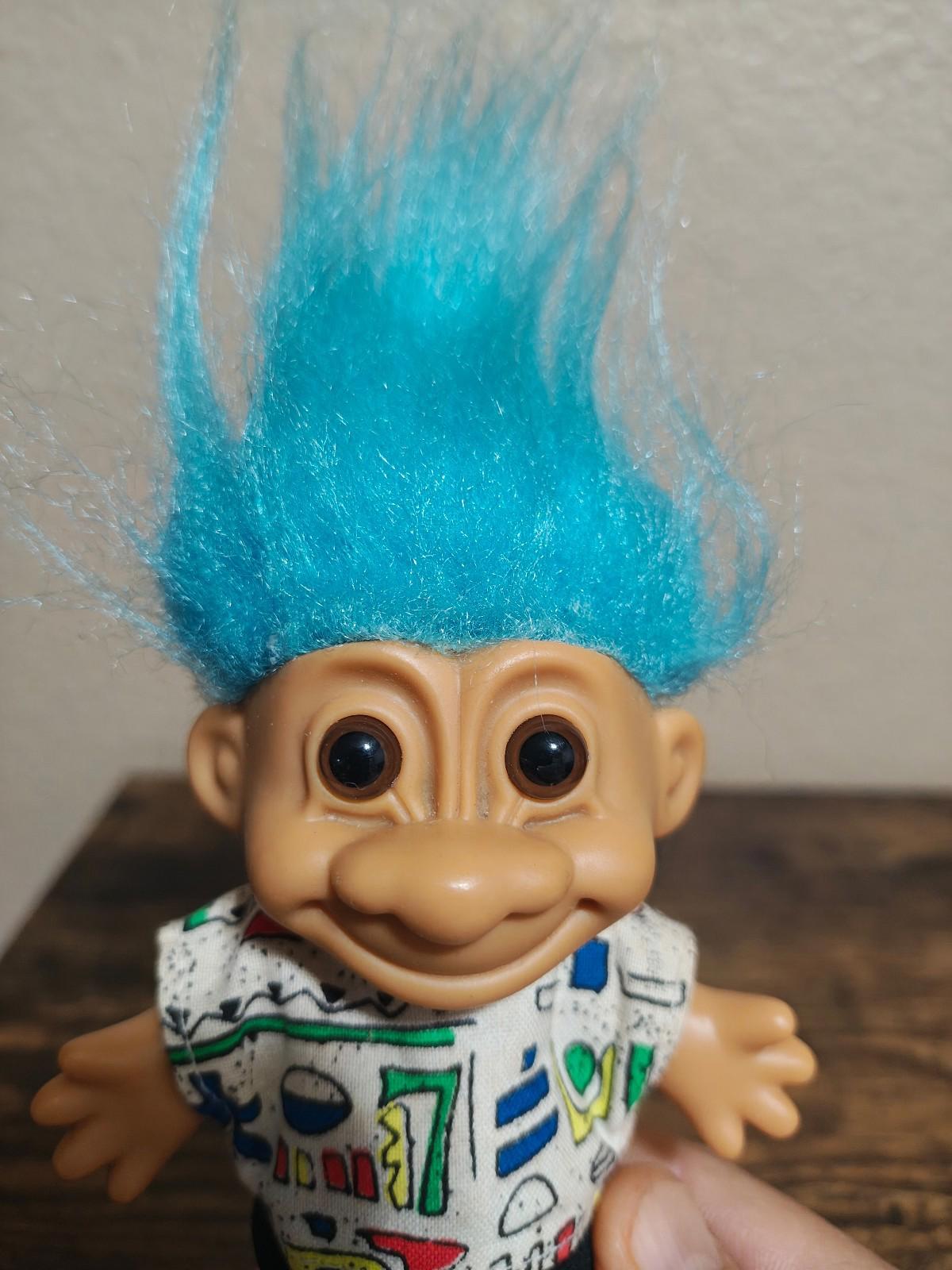 1990s Vintage Russ Troll Doll "Roller Blader Edition.