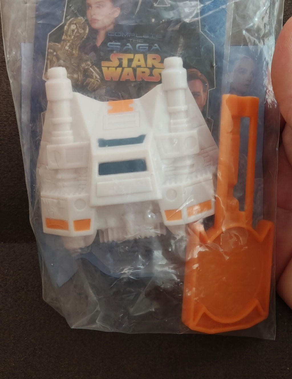 2005 Burger King Star Wars: The Complete Saga Snowspeeder Cosmic Cruiser Toy New