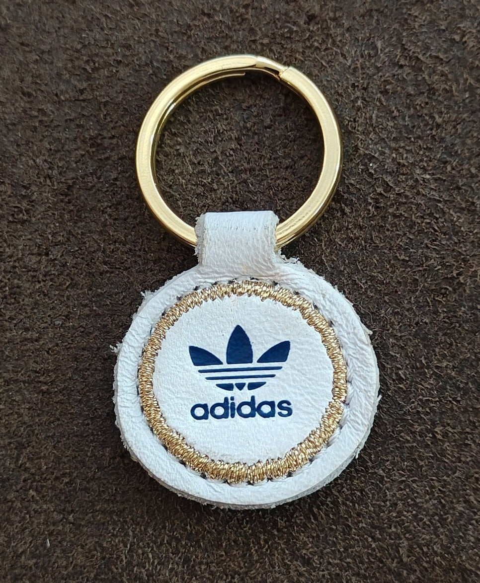 Adidas Originals Trefoil Leather Keychain
