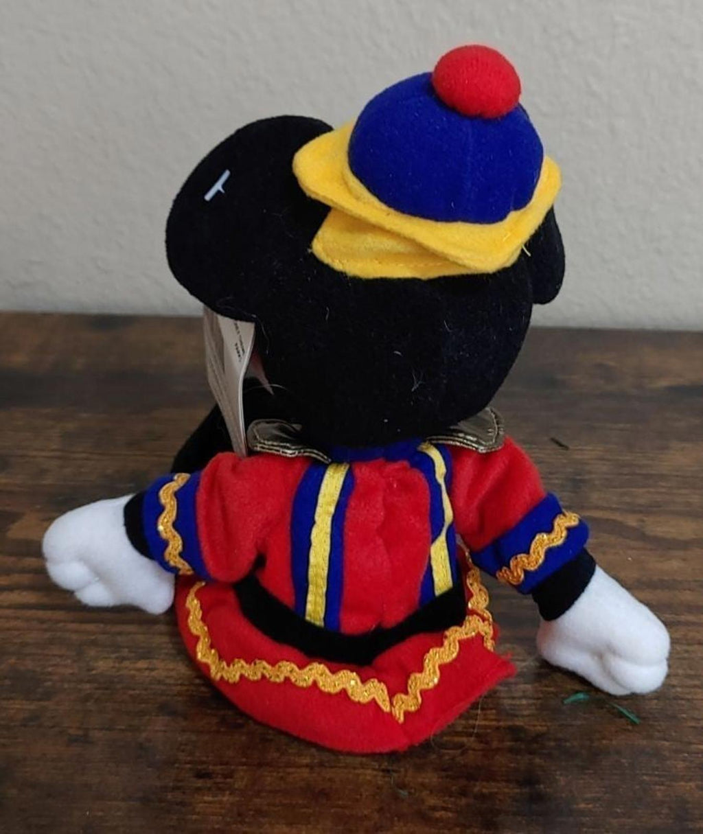 1990's Nutcracker Mickey Mouse Beanbag 9" Plush Doll