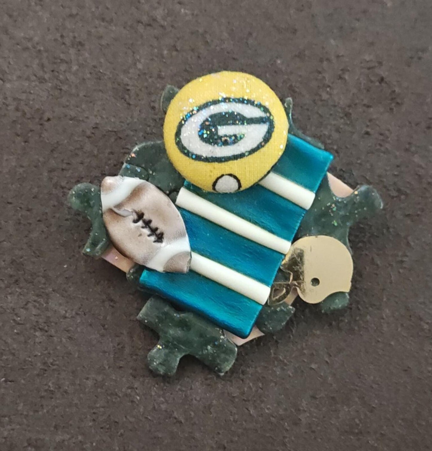 Unique Handmade Green Bay Packers Pin