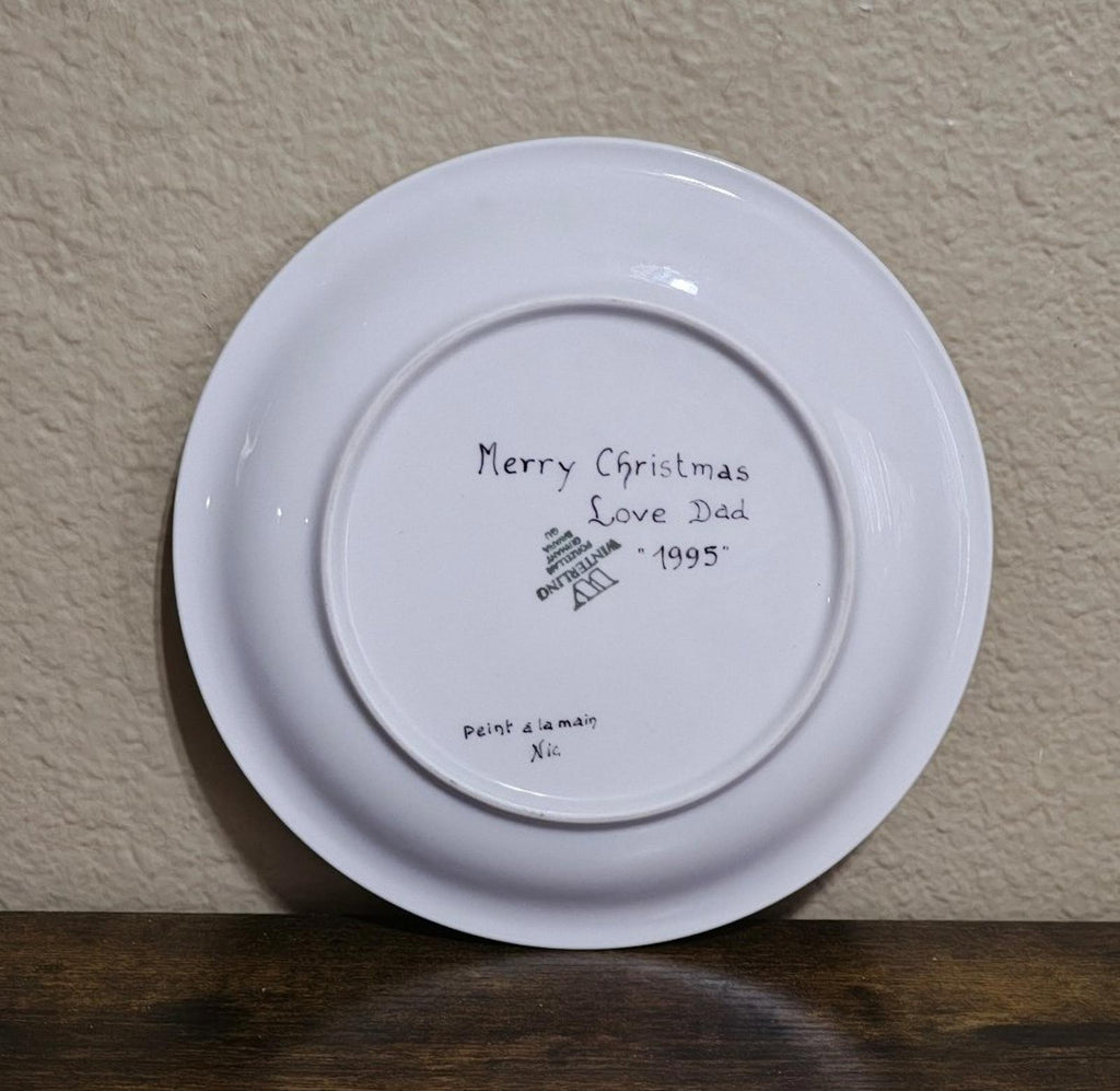 1995 Hand Painted Disney's The Little Mermaid Personalized Megan Plate