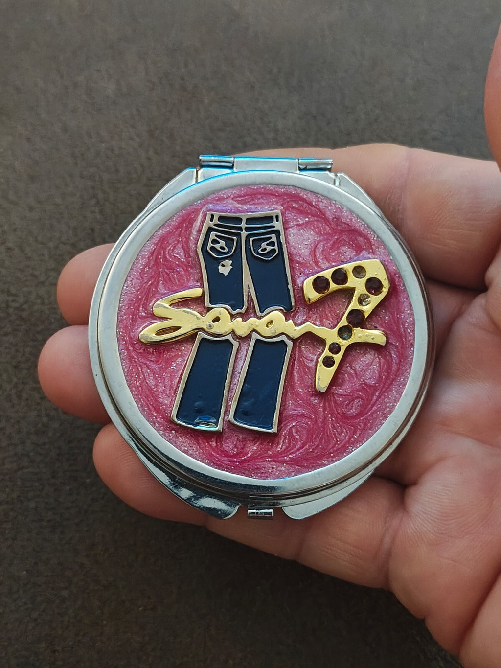 Seven7 Jeans Promotional Pocket Compact Mirror