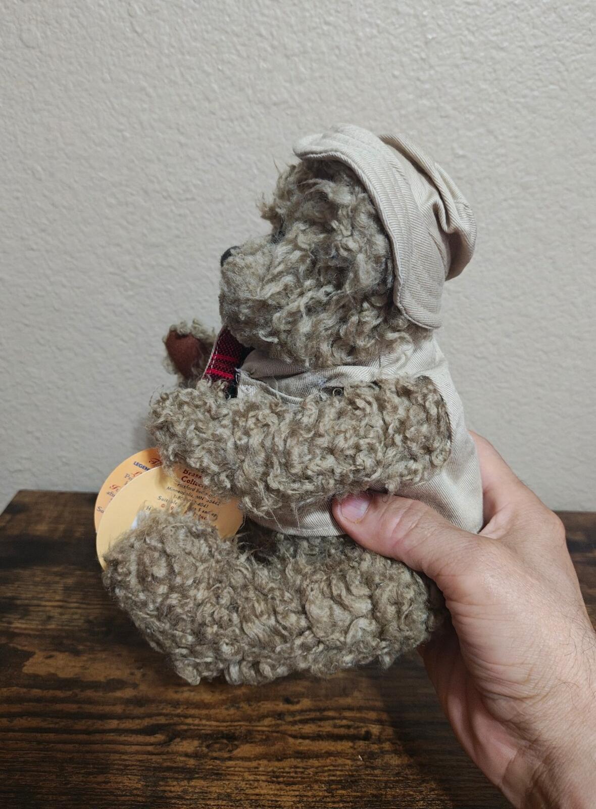 1997 Pickford Bears "Tanner" The Bear Of Health Brass Button Collectables Plush