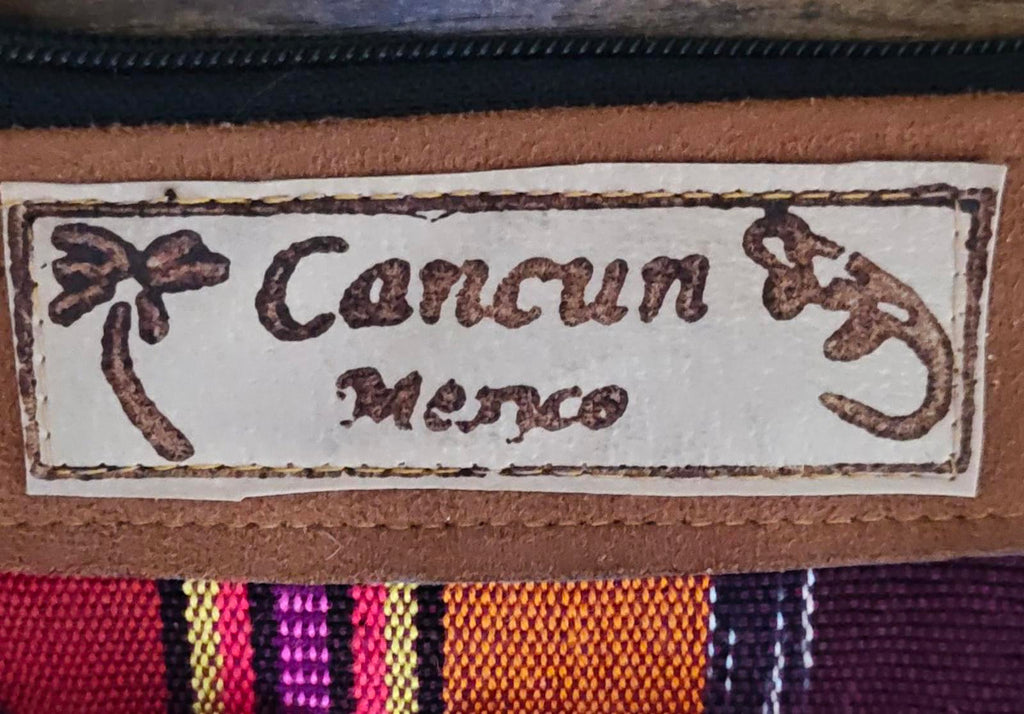 Handmade Cancun, Mexico Souvenir Worry Doll Purse