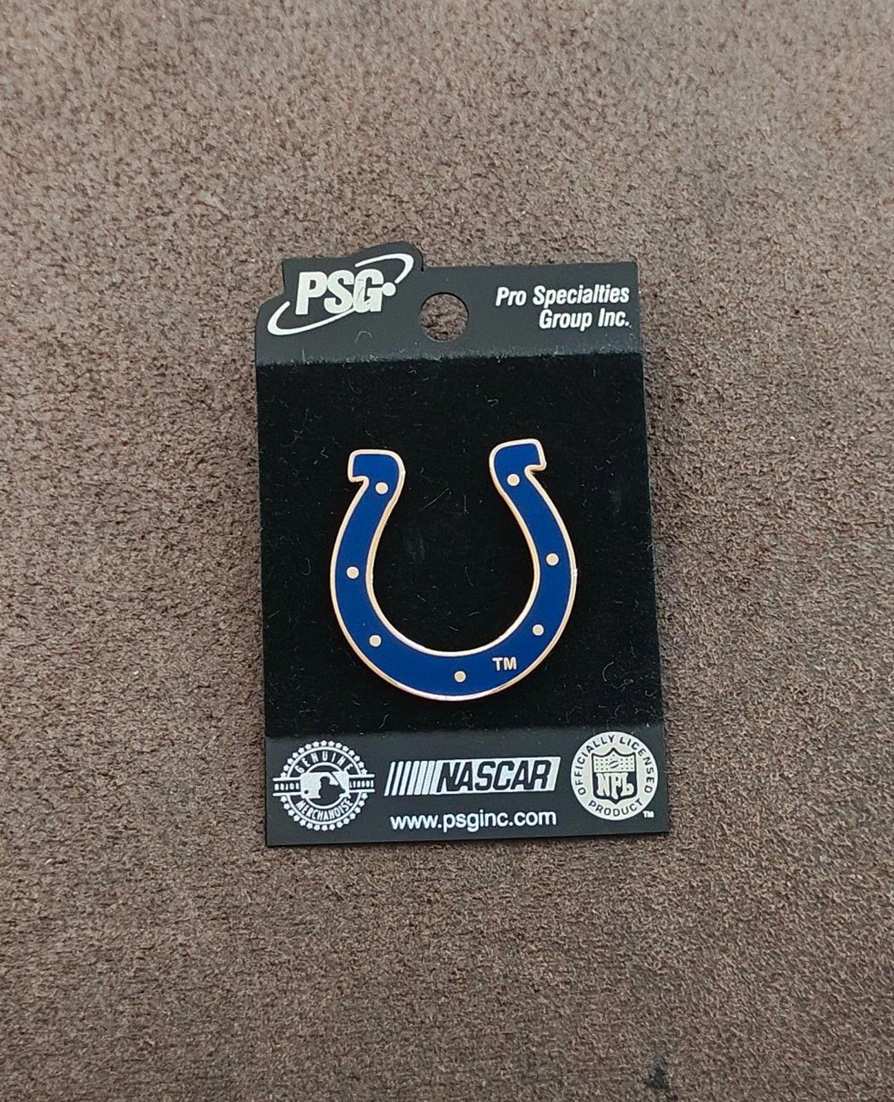 2001 Indianapolis Colts Gold Tone Enamel Pin New