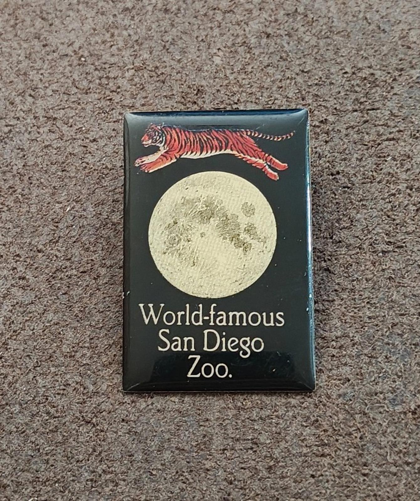 1980s Vintage San Diego Zoo Gold Tone Pin