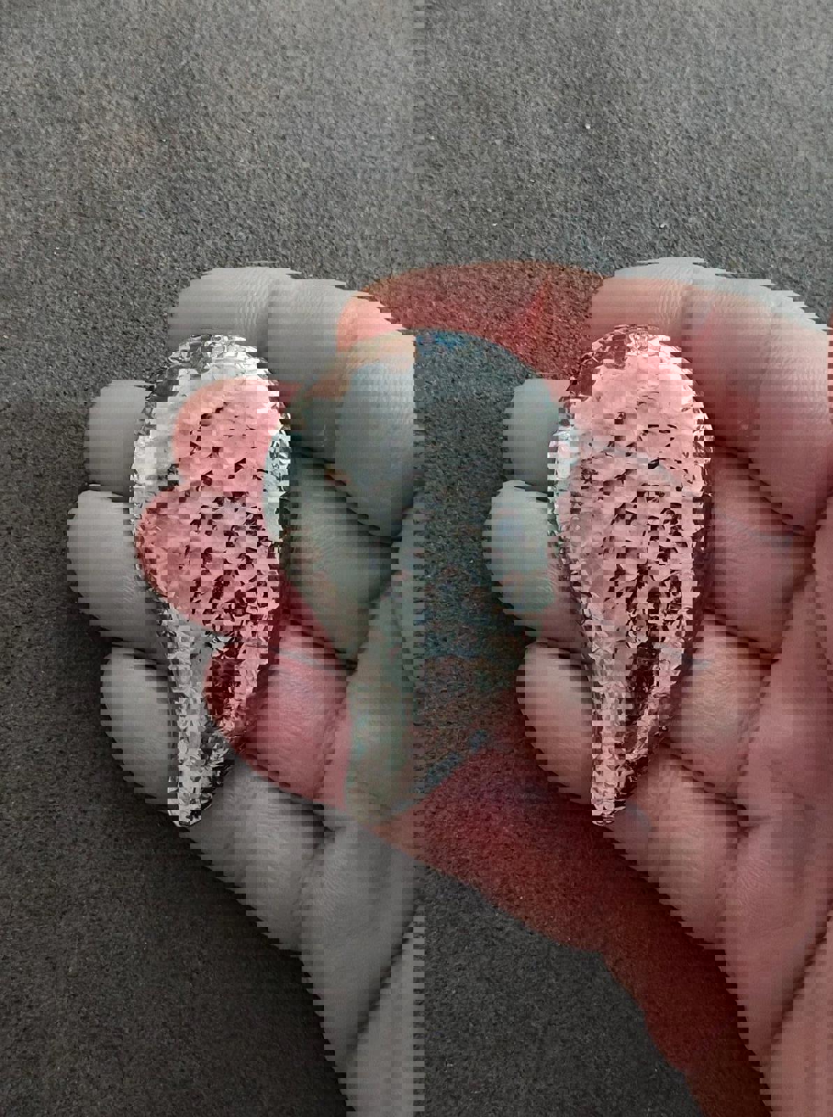 1980's Hammered Textured Silver Tone Scarf Clip